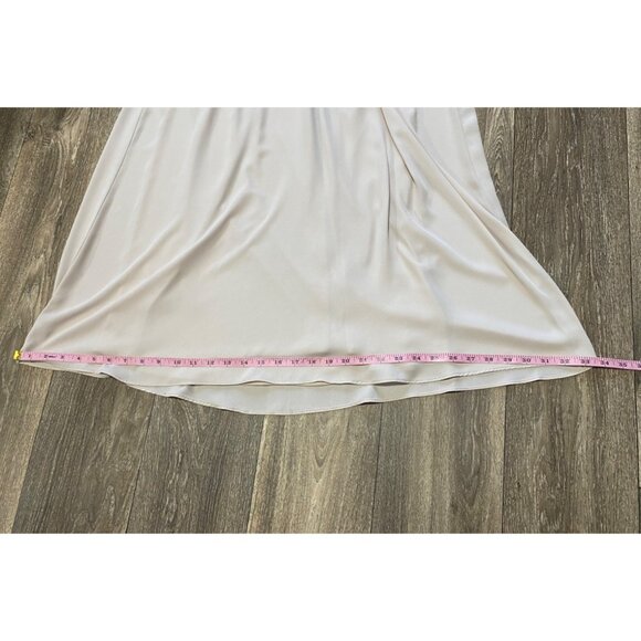 Show Me Your Mumu Caitlin Ruffle Maxi Dress OATMEAL Color Size Medium - Picture 13 of 13